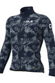 ALÉ Cycling winter long sleeve jersey - PR-R LAS VEGAS - blue/grey