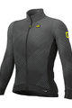 ALÉ Cycling winter long sleeve jersey - PR-S STORM - black/grey