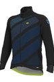 ALÉ Cycling thermal jacket - PR-R TAK WOOL THERMO - black/blue