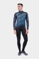 ALÉ Cycling thermal jacket - PR-R TAK WOOL THERMO - black/blue