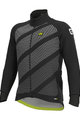 ALÉ Cycling thermal jacket - PR-R TAK WOOL THERMO - black/grey