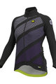 ALÉ Cycling thermal jacket - PR-R TAK WOOL THERMO - black/purple