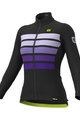 ALÉ Cycling winter long sleeve jersey - PR-R SOMBRA WOOL THERMO - black/purple