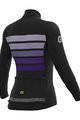 ALÉ Cycling winter long sleeve jersey - PR-R SOMBRA WOOL THERMO - black/purple