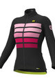 ALÉ Cycling winter long sleeve jersey - PR-R SOMBRA WOOL THERMO - black/pink