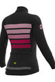 ALÉ Cycling winter long sleeve jersey - PR-R SOMBRA WOOL THERMO - black/pink