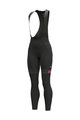 ALÉ Cycling long bib trousers - PR-R MILD - black/pink