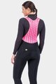 ALÉ Cycling long bib trousers - SOLID ESSENTIAL - pink/black