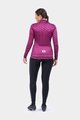 ALÉ Cycling winter long sleeve jersey - PR-R STARS - bordeaux/pink