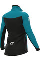 ALÉ Cycling thermal jacket - R-EV1 FUTURE WARM - turquoise