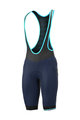 ALÉ Cycling bib shorts - KLIMATIK K-ATMO 2.0 - blue
