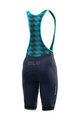 ALÉ Cycling bib shorts - KLIMATIK K-ATMO 2.0 - blue