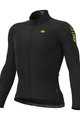 ALÉ Cycling winter long sleeve jersey - R-EV1 WARM RACE 2.0 - black