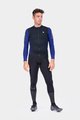 ALÉ Cycling winter long sleeve jersey - R-EV1 WARM RACE 2.0 - blue