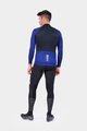 ALÉ Cycling winter long sleeve jersey - R-EV1 WARM RACE 2.0 - blue