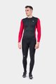 ALÉ Cycling winter long sleeve jersey - R-EV1 WARM RACE 2.0 - red