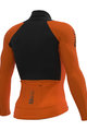ALÉ Cycling winter long sleeve jersey - R-EV1 WARM RACE 2.0 - orange