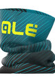 ALÉ Cycling neckwarmer - ACCESSORI STORM - black/turquoise