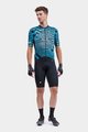 ALÉ Cycling short sleeve jersey - PR-S CHECKER - light blue