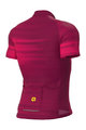 ALÉ Cycling short sleeve jersey - SOLID TURBO - bordeaux