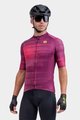 ALÉ Cycling short sleeve jersey - SOLID TURBO - bordeaux