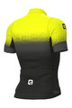 ALÉ Cycling short sleeve jersey - PR-S GRADIENT - yellow