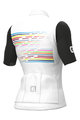 ALÉ Cycling short sleeve jersey - PR-S LOGO LADY - white