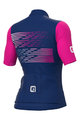 ALÉ Cycling short sleeve jersey - PR-S LOGO LADY - purple/pink