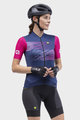 ALÉ Cycling short sleeve jersey - PR-S LOGO LADY - purple/pink