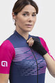 ALÉ Cycling short sleeve jersey - PR-S LOGO LADY - purple/pink
