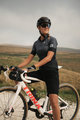 ALÉ Cycling short sleeve jersey - SOLID LEVEL LADY - grey