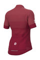 ALÉ Cycling short sleeve jersey - SOLID LEVEL LADY - bordeaux