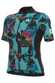 ALÉ Cycling short sleeve jersey - SOLID CHIOS LADY - turquoise