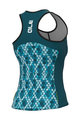 ALÉ Cycling sleeveless jersey - SOLID CANDY LADY - turquoise