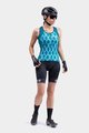 ALÉ Cycling sleeveless jersey - SOLID CANDY LADY - turquoise