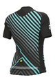 ALÉ Cycling short sleeve jersey - PR-R FAST LADY - black