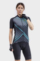 ALÉ Cycling short sleeve jersey - PR-R FAST LADY - black