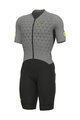ALÉ Cycling skinsuit - R-EV1 HIVE - grey