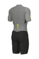 ALÉ Cycling skinsuit - R-EV1 HIVE - grey