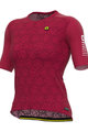 ALÉ Cycling short sleeve jersey - R-EV1  VELOCITY LADY - bordeaux