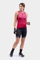 ALÉ Cycling sleeveless jersey - SOLID LEVEL LADY - bordeaux