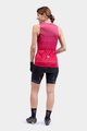 ALÉ Cycling sleeveless jersey - SOLID LEVEL LADY - bordeaux
