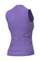 ALÉ Cycling sleeveless jersey - SOLID COLOR BLOCK LADY - purple