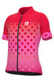 ALÉ Cycling short sleeve jersey - BUBBLE - red/pink