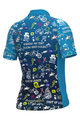 ALÉ Cycling short sleeve jersey - VIBES - turquoise