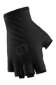 ALÉ Cycling fingerless gloves - ASPHALT - black