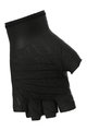 ALÉ Cycling fingerless gloves - ASPHALT - black