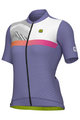 ALÉ Cycling short sleeve jersey - ZIG ZAG PR-S - purple