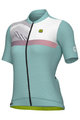 ALÉ Cycling short sleeve jersey - ZIG ZAG PR-S - turquoise