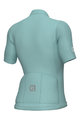 ALÉ Cycling short sleeve jersey - ZIG ZAG PR-S - turquoise